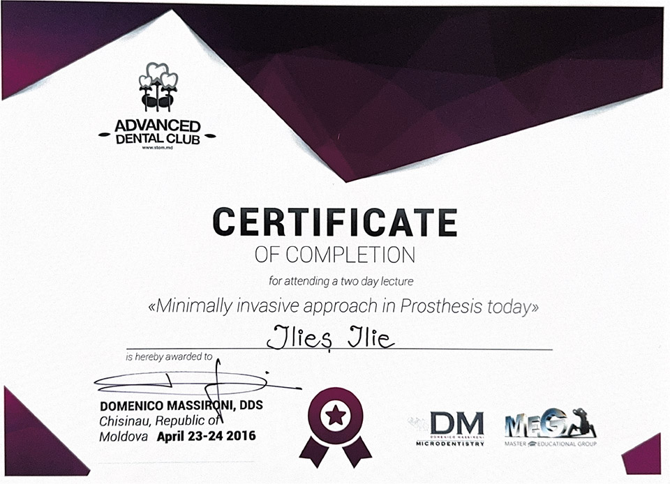 Diplomă / certificat 1